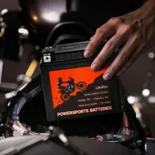 VEVOR Motorcycle Battery 12V 7Ah YT14AH-BS High Performance Powersports Battery
