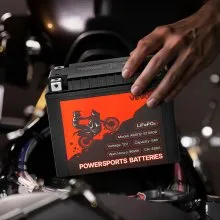 VEVOR Motorcycle Battery 12V 8Ah YTX12-BS High Performance Powersports Battery