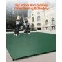 VEVOR Dryland Tiles for Hockey Floor Mat, 12 x 12 in 8 Pcs Interlocking Versatile Training Surface, Dance Floor Tiles, Hockey Training Equipment Board for Shooting (Green, 8 sq. ft/Box)