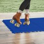 VEVOR Dryland Tiles for Hockey Floor Mat, 12 x 12 in 8 Pcs Interlocking Versatile Training Surface, Dance Floor Tiles, Hockey Training Equipment Board for Shooting (Blue, 8 sq. ft/Box)