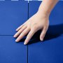 VEVOR Dryland Tiles for Hockey Floor Mat, 12 x 12 in 8 Pcs Interlocking Versatile Training Surface, Dance Floor Tiles, Hockey Training Equipment Board for Shooting (Blue, 8 sq. ft/Box)
