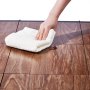 VEVOR Dance Floor Tiles, 12.4 x 12.4 in 9 Piece Interlocking Dance Flooring, Portable Dance Practice Floor with Cushioned Base  (Oak Wood Grain, 9 sq. ft/Box )