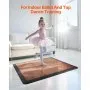 VEVOR Dance Floor Tiles, 12.4 x 12.4 in 52 Piece Interlocking Dance Flooring, Portable Dance Practice Floor with Cushioned Base  (Oak Wood Grain, 52 sq. ft/Box )