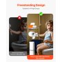 VEVOR Free Standing Toilet Paper Holder with Shelf Mega Rolls Toilet Roll Holder