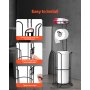 VEVOR Free Standing Toilet Paper Holder with Shelf Mega Rolls Toilet Roll Holder