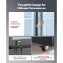 VEVOR Commercial Merchandiser Refrigerator, 26.8 Cu.Ft / 760L Upright Beverage Cooler, 3 Glass Door Display Refrigerator with Customizable Lightbox, 12 Adjustable Shelves, Soft LED Lighting & Casters