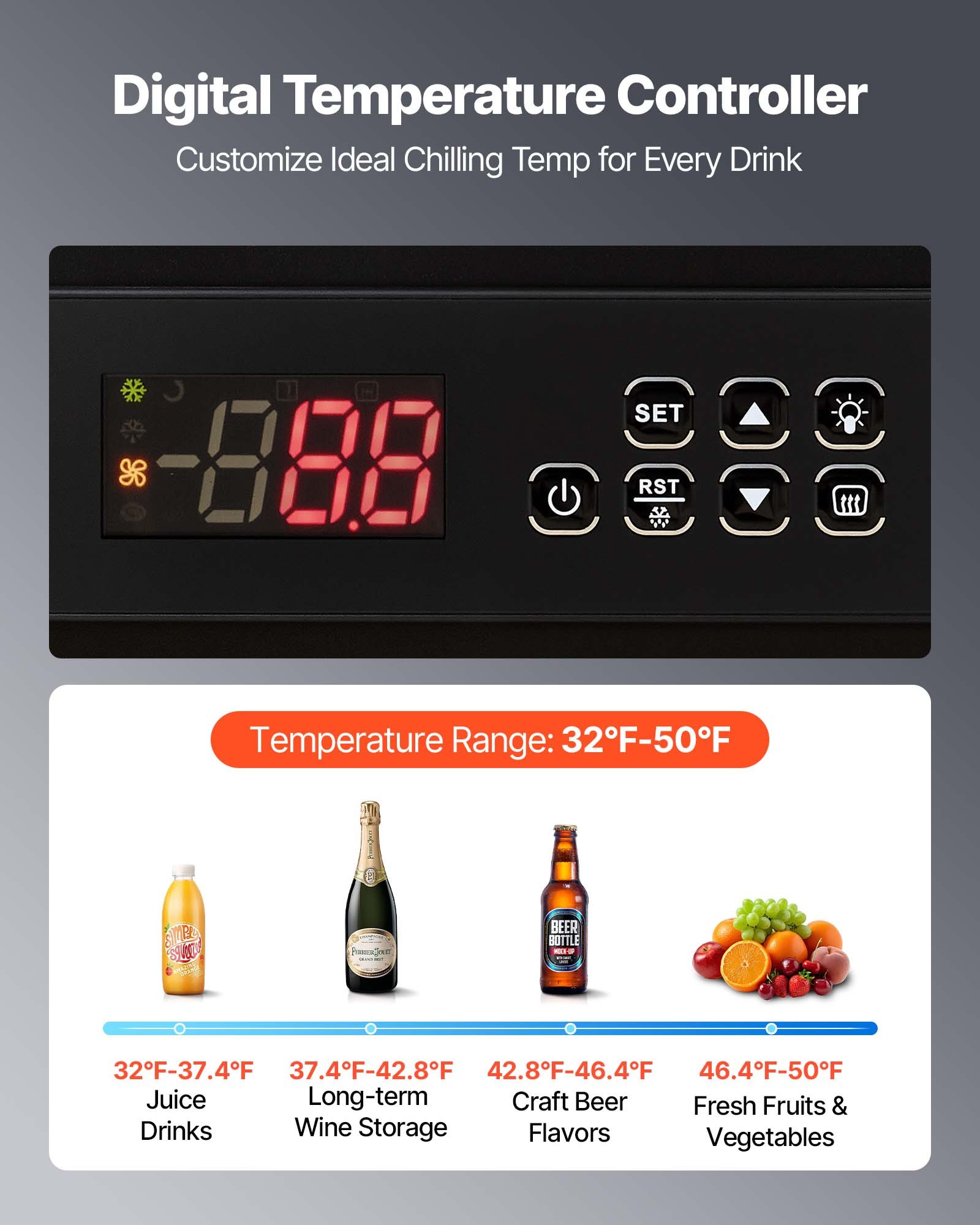VEVOR Commercial Merchandiser Refrigerator, 24.9 Cu.Ft / 705L Upright Beverage Cooler, 2 Glass Door Display Refrigerator with 5 Adjustable Shelves, Soft LED Light & Casters for Bars Shops Supermarkets