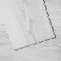VEVOR Interlocking Vinyl Floor Tiles 1220 X 185 mm, 10 Tiles 5.5mm Thick Snap Together, Light Gray Wood Grain DIY Flooring for Kitchen, Dining Room, Bedrooms & Bathrooms, Easy for Home Decor