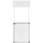 VEVOR promotion counter with white display board and sleek, modern design for events and marketing.