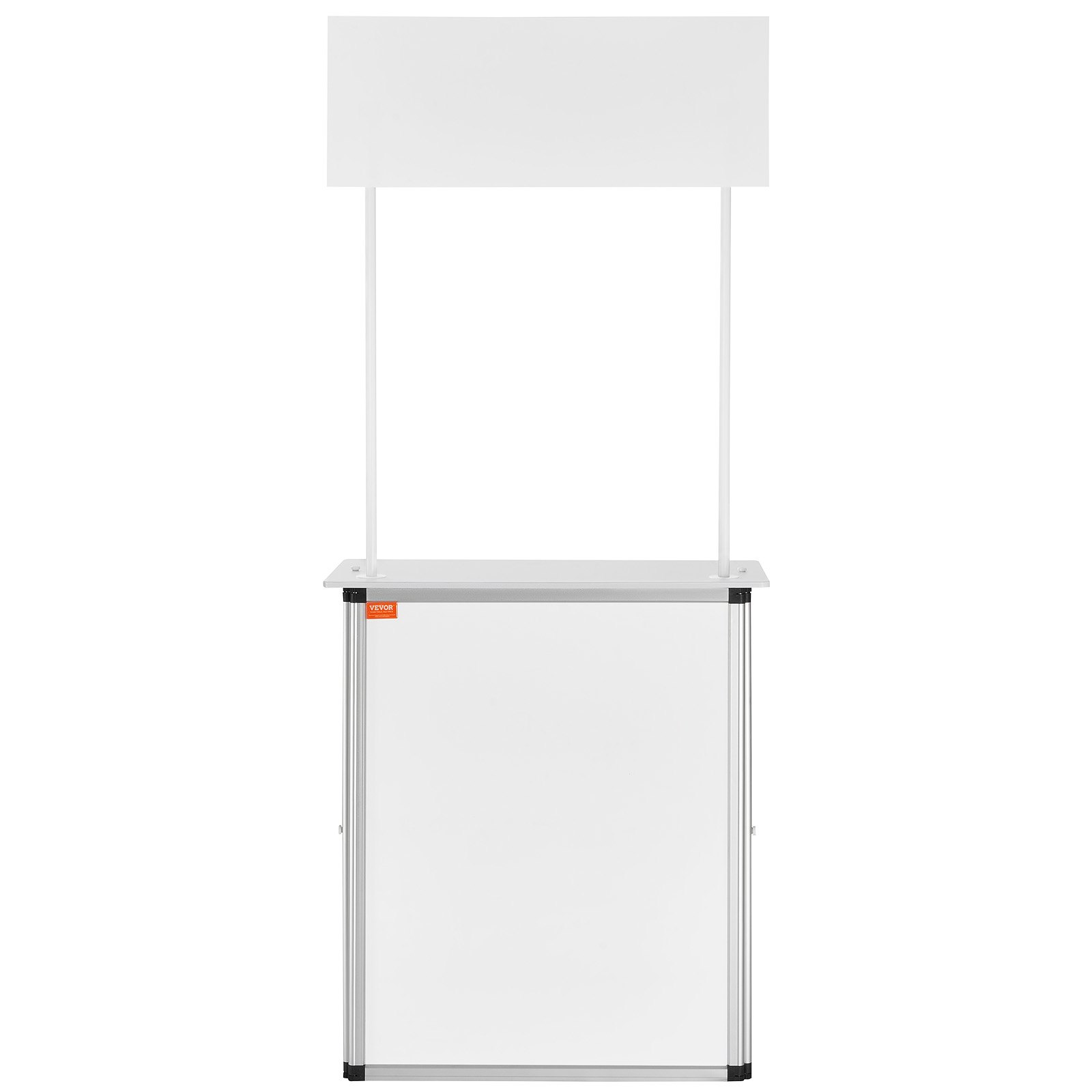 VEVOR promotion counter with white display board and sleek, modern design for events and marketing.