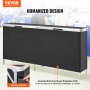 VEVOR Extra Long Folding Portable Bar Table - Tradeshow Podium Table for Indoor