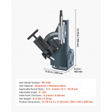 Pipe Notcher 1/2 to 2-inch Tubing Notcher with 0 to 60° Adjustable Angle