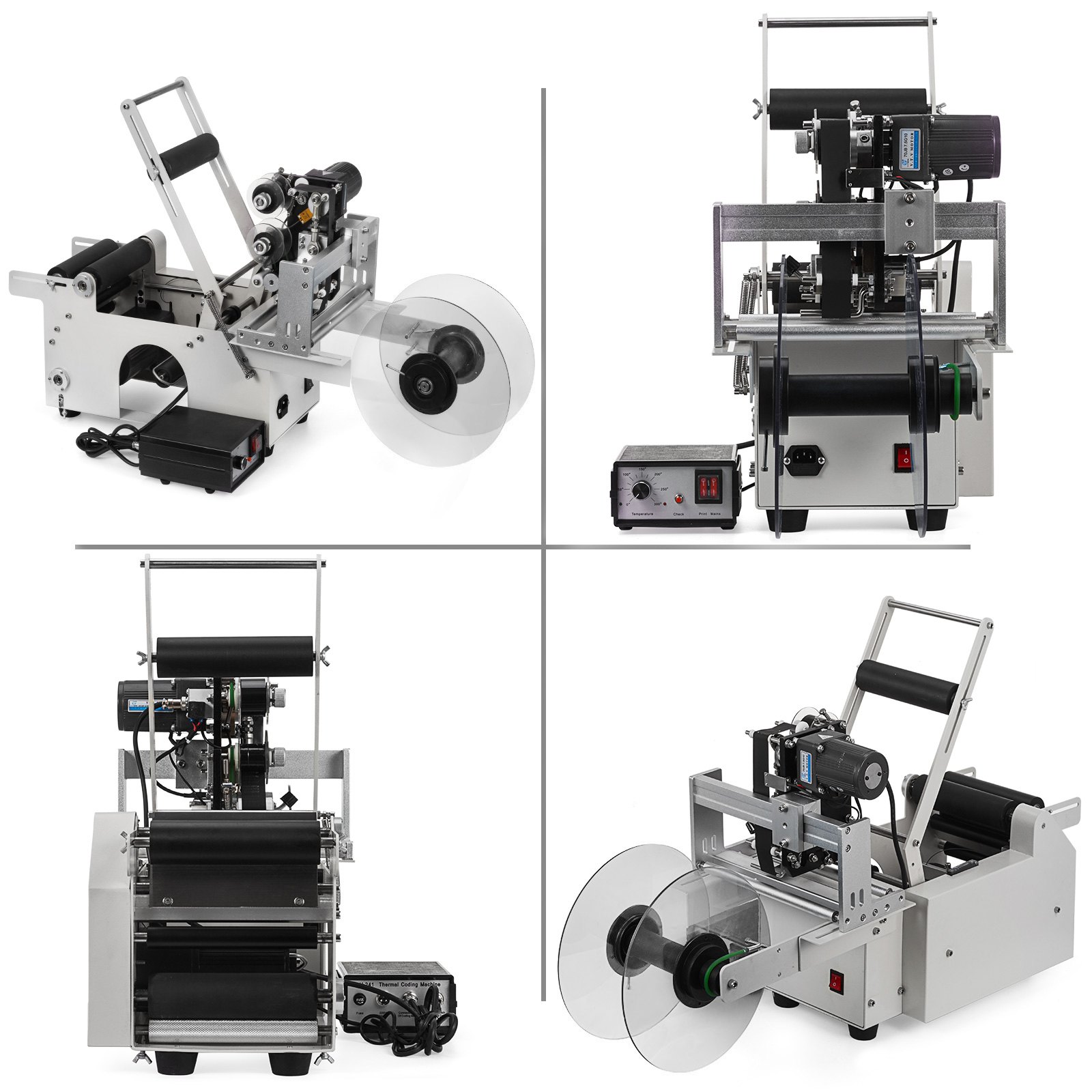 LT-50D Bottle Labeling Machine &Date Code Printer PLC Mark Device No Creases