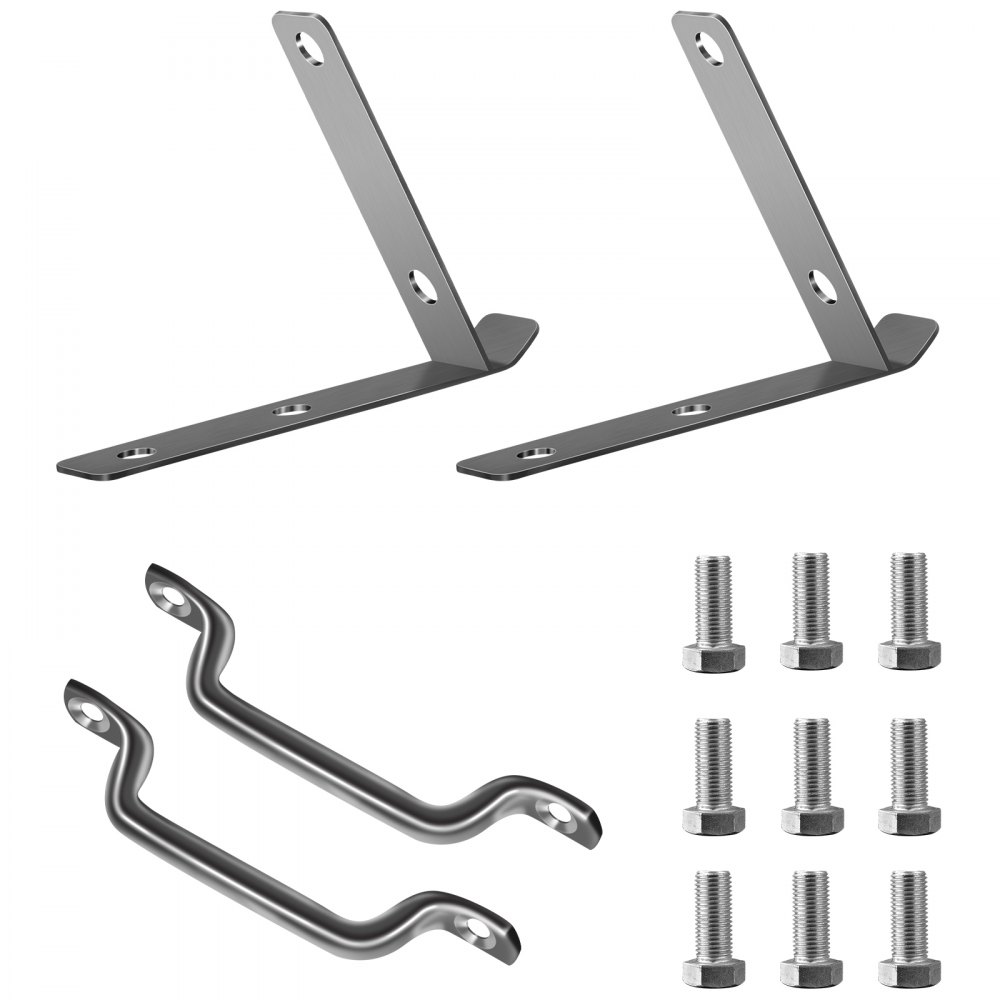 Aluminum Dock Ladder Boat Dock Ladder 4 Steps Pontoon Dock Ladder Dock Stairs