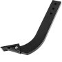 black VEVOR box blade shank with three mounting holes and sharp edge.