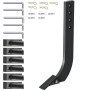 VEVOR Box Blade Shank, 18" Scarifier Shank, 4 Holes Box Scraper Shank, Ripper Shank with Removable Tapered Teeth and Pins, Adjustable Shanks Assembly for Replacement, Digging, Plowing, 5PCS