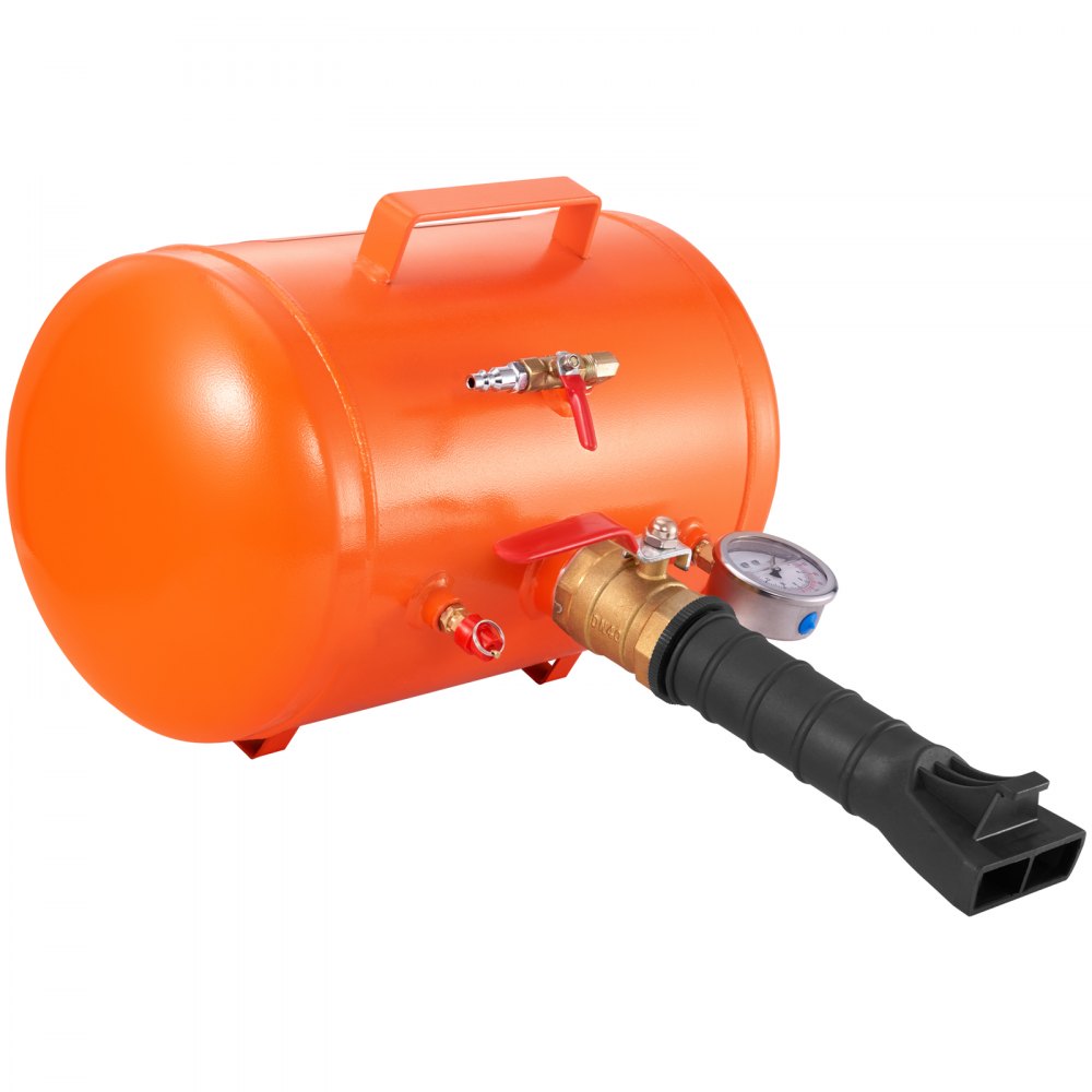 VEVOR Tire Bead Blaster, 5 Gal/19L, Includes Pressure Gauge & Handle, 145 PSI, Suitable for Seating Tires on Cars, Trucks, ATVs with 85-116 PSI Operating Range