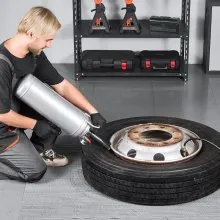 VEVOR Portable Tire Bead Seater, 2.6 Gal / 10 L Air Bead Blaster, Handheld Tire Inflator Tool, 87-116 PSI Operating Pressure, Trigger Seating Inflator for Car, Compact SUV, Light Truck, E-Bike, RV, ATV