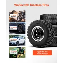 VEVOR Portable Tire Bead Seater, 2.1 Gal / 8 L Air Bead Blaster, Handheld Tire Inflator Tool, 87-116 PSI Operating Pressure, Trigger Seating Inflator for Car, Compact SUV, Light Truck, E-Bike, RV, ATV