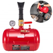 VEVOR Air Tire Bead Seater, 5 Gal / 18.9 L, Heavy Duty Tire Bead Blaster Tool, 87-116 PSI Operating Pressure, Air Trigger Seating Inflator for Pickup, Truck, ATV, Jeep, Van, Lawn Tractor, RV, Red