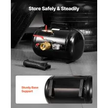 VEVOR Air Tire Bead Seater, 5 Gal / 18.9 L, Heavy Duty Tire Bead Blaster Tool, 87-116 PSI Operating Pressure, Air Trigger Seating Inflator for Pickup, Truck, ATV, Jeep, Van, Lawn Tractor, RV, Black