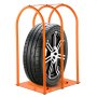 VEVOR Tire Inflation Cage 3-Bar Tire Cage, Portable Tire Cage, Heavy-duty Steel Frame Car Tire Inflation Cage Tool, Truck Tire Inflation Cages with A Tire Changer, for Cars SUVs Trucks