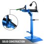 VEVOR Manual Tire Spreader Portable Tire Changer with Stand Adjustable LED Light Tire Spreader Tool for Light Truck and Car