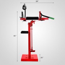 VEVOR Manual Tire Spreader Portable Tire Changer with Stand Adjustable LED Light Tire Spreader Tool for Light Truck and Car