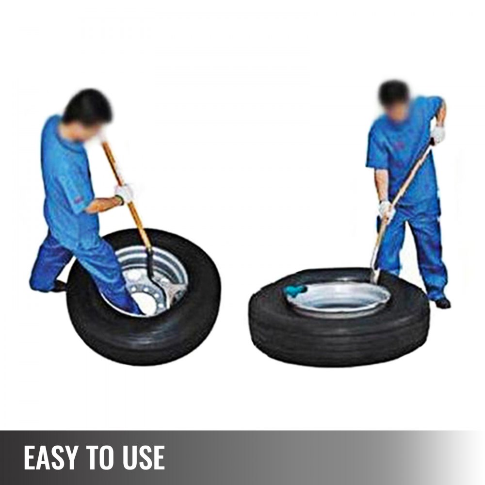 VEVOR Tire Mount Demount Tool, 22.5 to 24.5 inches, 3PCS Tire Changer Demount Tool Adapted to Aluminum and Steel Rims, with Extra Bead Keeper, Tire Changing Tools for Car Repairing, Yellow