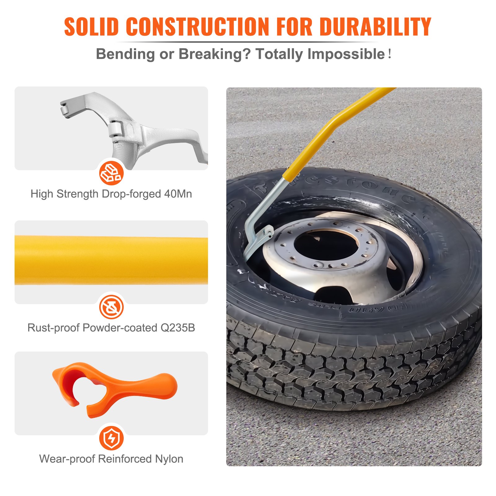 Tire Changer Tire Mount Demount Tool Yellow