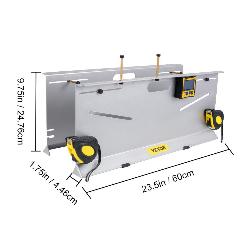 VEVOR Wheel Alignment Tool, 6 Probes Toe Plates, LED Toe Alignment Plates, Double 16Ft Tape Measures Alignment Tools Automotive, Charging Toe Alignment Tool, Wheel Alignment Tool Gauge Camber Caster