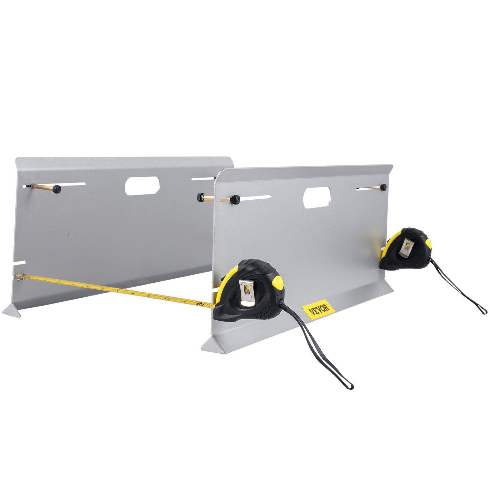 VEVOR Wheel Alignment Tool, 4 Probes Toe Plates, Double 16 ft Measure Tapes, Stands Off Alignment Tools Automotive, Aluminum Alloy Toe Alignment Tool, Wheel Alignment Tool for Camber Caster
