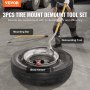 VEVOR Truck Tire Changer Mount Mount 22.5-24.5 σε Radial Bias Ply/Tubeless Tire