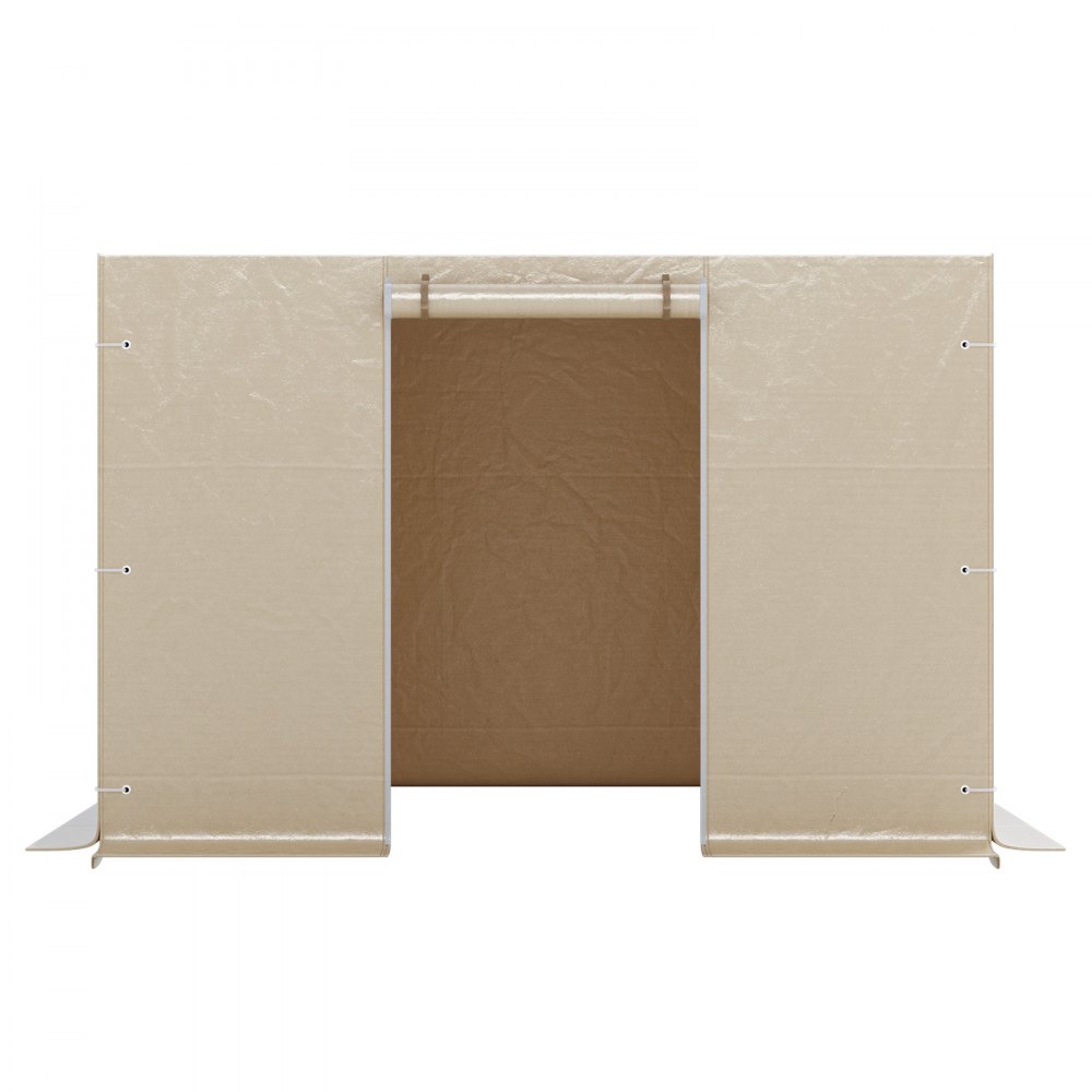 VEVOR Gazebo Sidewall Fits 10 x 10 ft Gazebos, 4-Panel Winter Cover Side Walls for Hardtop Gazebo, High-Density PE Material, All Weather Outdoor Cover with Mesh Windows, Gazebos not Included