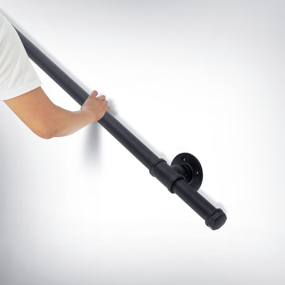 Stair Handrail Steel Pipe for Stairs Railing Grab Iron Handrail shopping malls