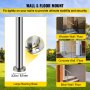 Outdoor Stair Railing Step Handrail Stainless Steel Rail One Step 80x90cm Wall