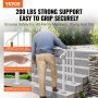 VEVOR outdoor handrail on stone steps supports 200 lbs, ensures secure grip for safety.