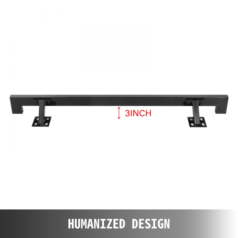 Handrails for Stairs Handrail Bracket Iron Handrail Black Grab Support PRO