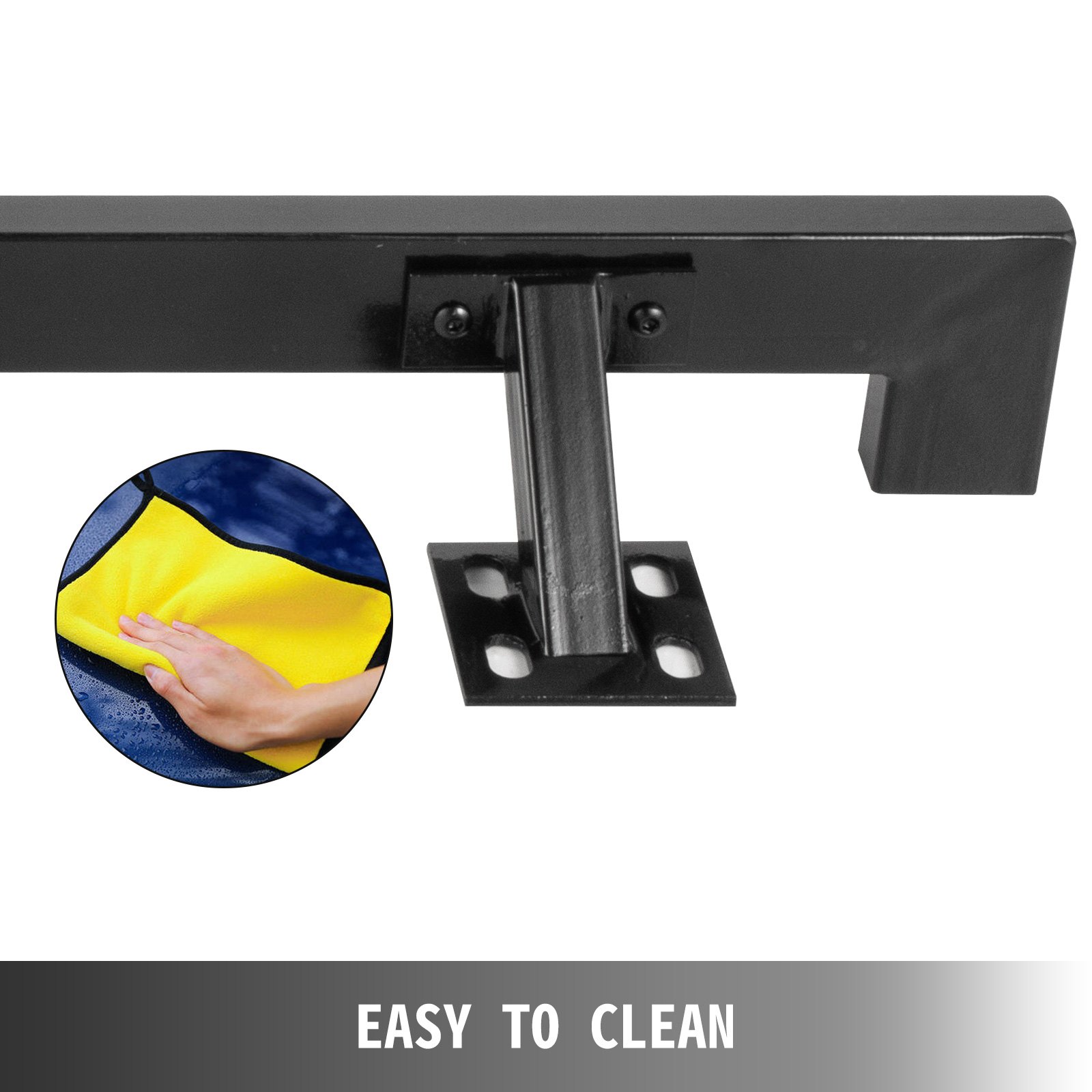 Handrails for Stairs Handrail Bracket Iron Handrail Black Grab Support PRO