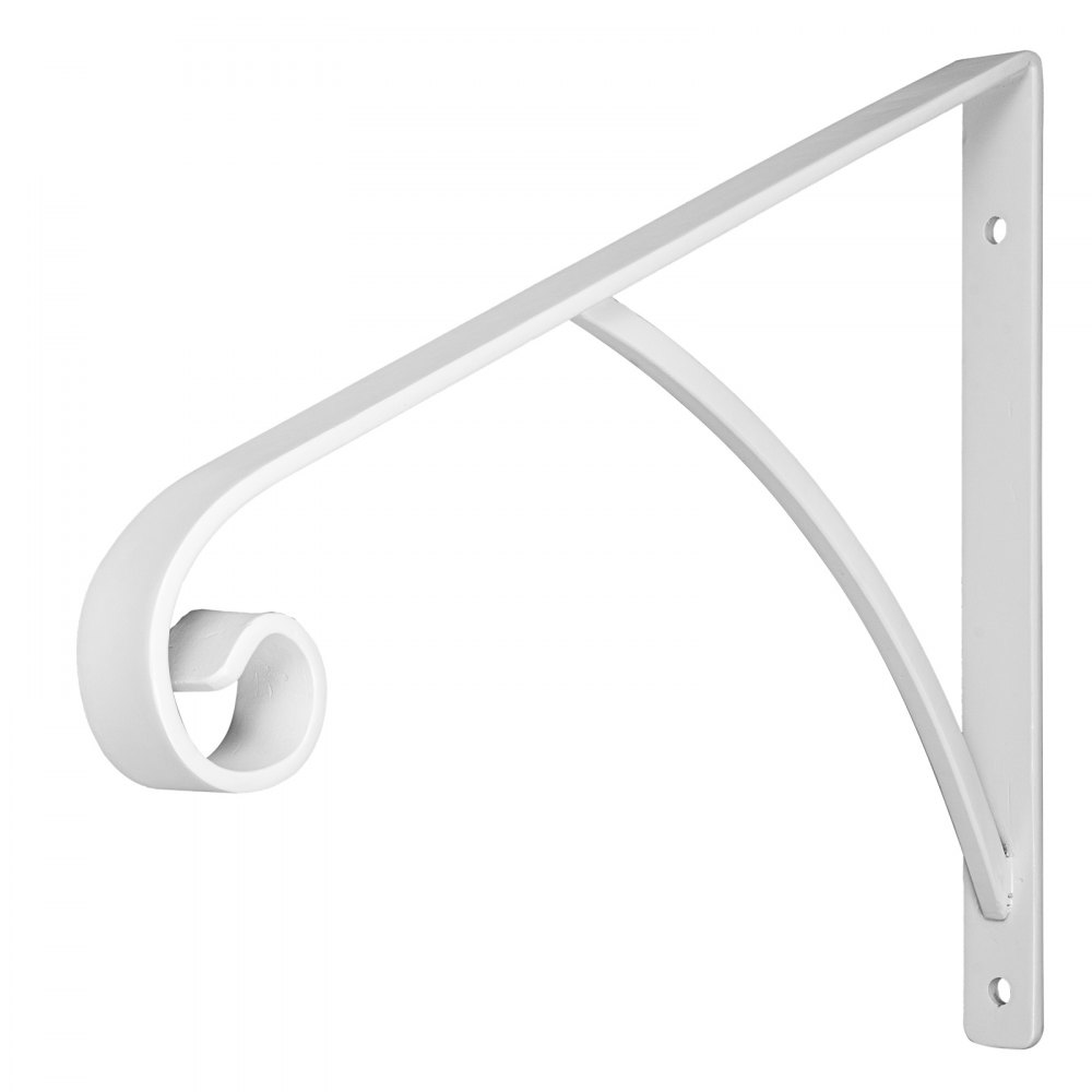 VEVOR Wrought Iron Handrail Wall Mounted Hand Railing, White