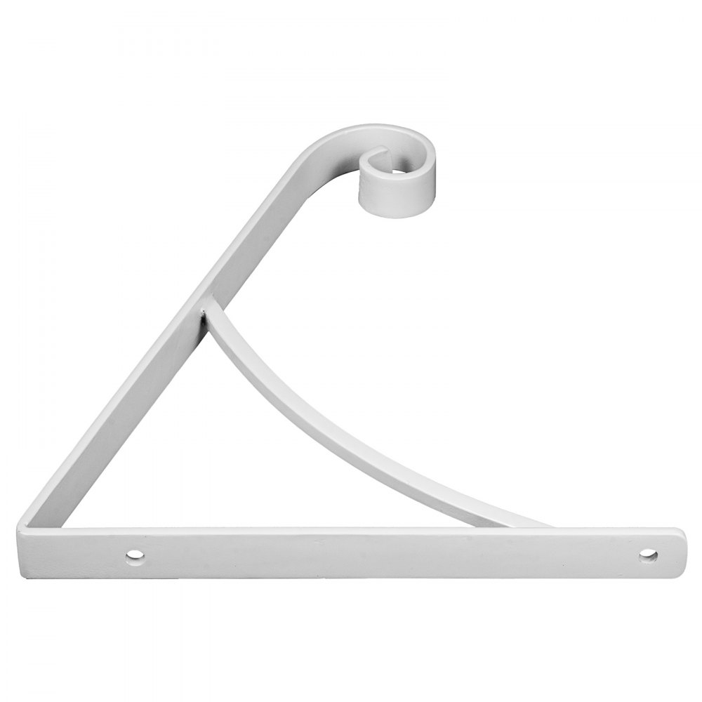 VEVOR Wrought Iron Handrail Wall Mounted Hand Railing, White
