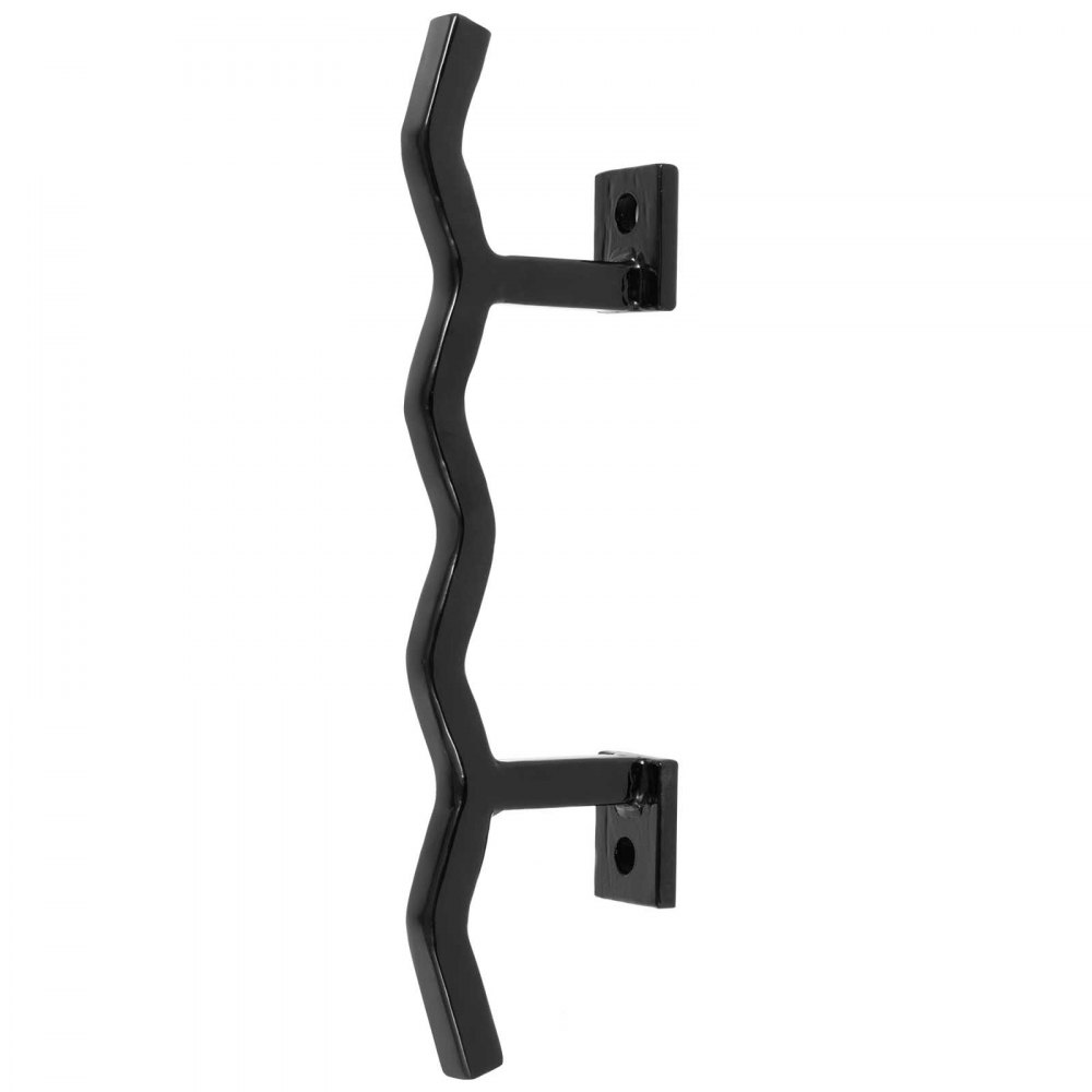 VEVOR Wrought Iron Handrail Wall Mounted Hand Railing, Black