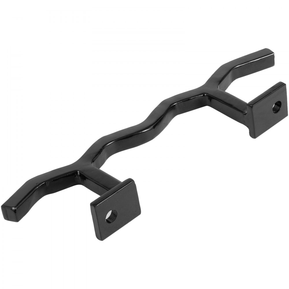 VEVOR Wrought Iron Handrail Wall Mounted Hand Railing, Black