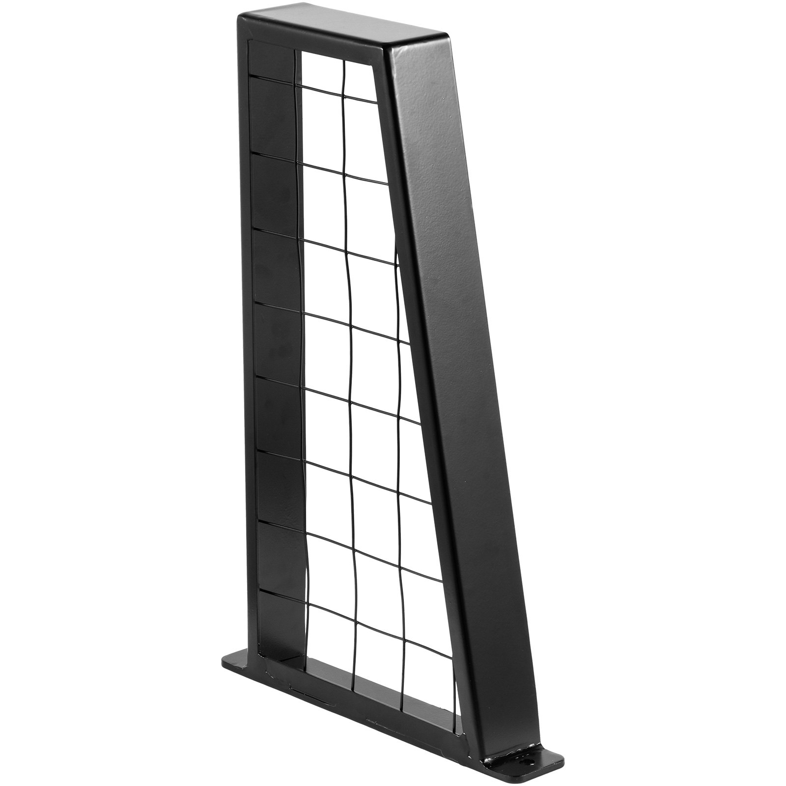 VEVOR Wrought Iron Handrail, Iron Grab Rail 18 x 12" Matte Black for Deck Garden