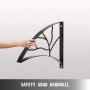 Handrails for Outdoor Steps Wrought Iron Handrail Leaf Shape Porch Deck Railing