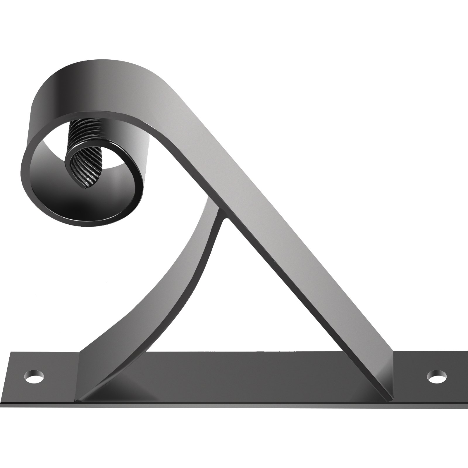 VEVOR Handrail for Outdoor Steps Wrought Iron Handrail 12 x 12" Porch Railing