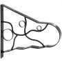 Handrails for Outdoor Steps Wrought Iron Handrail 18" Length Porch Deck Railing