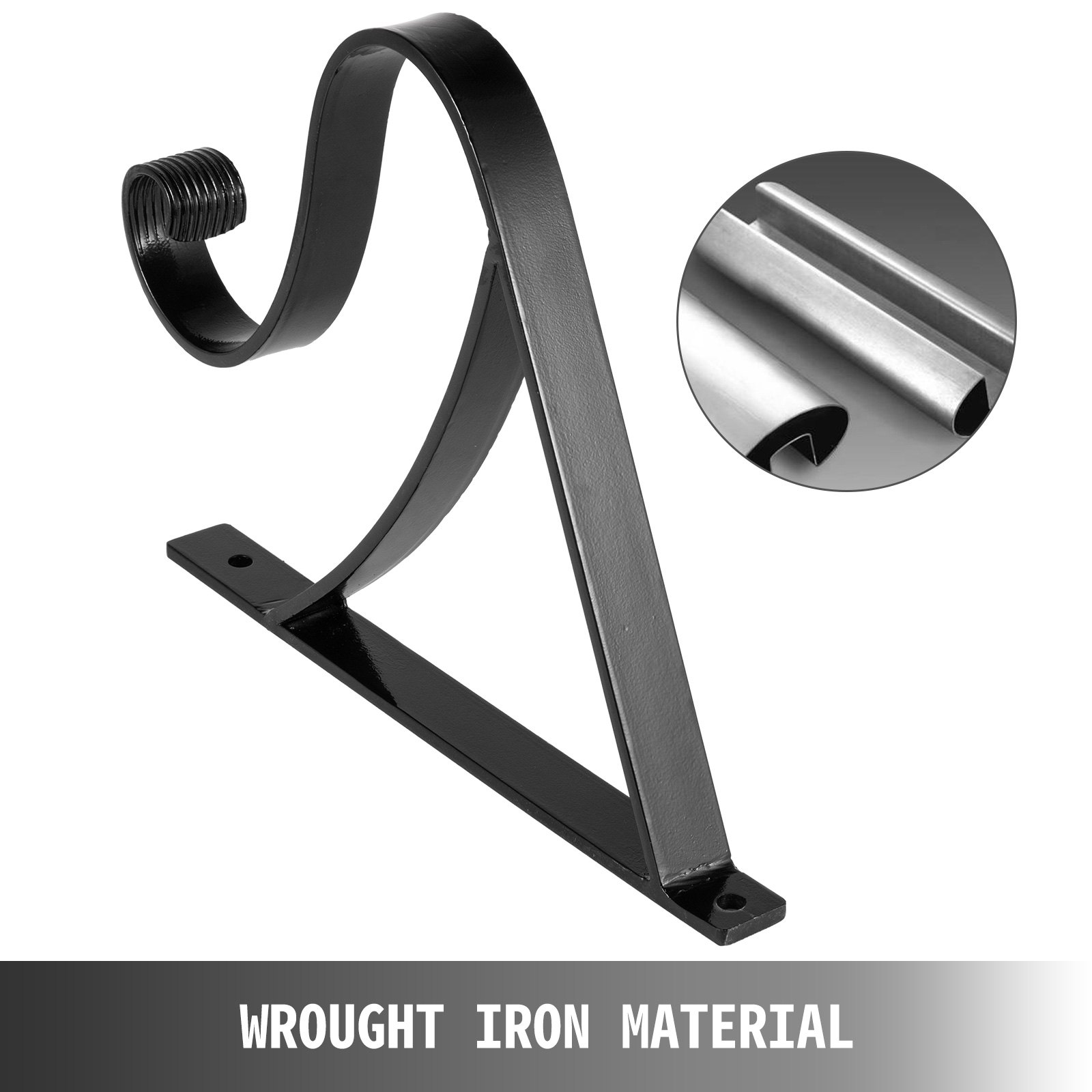 Handrails For Outdoor Steps Wrought Iron Handrail Curl Shape Porch Deck Railing