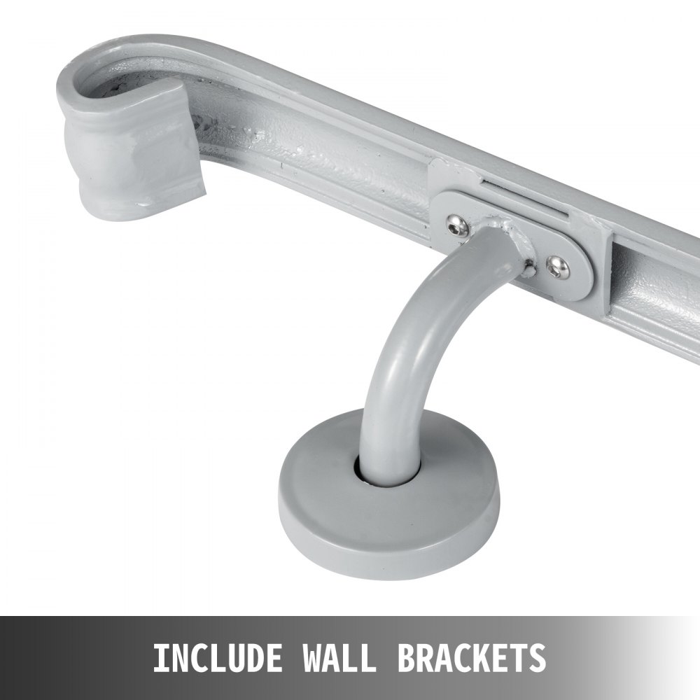 Three Step Stair Handrail for Stairs Railing Grab Wall Mount Stair Handrail