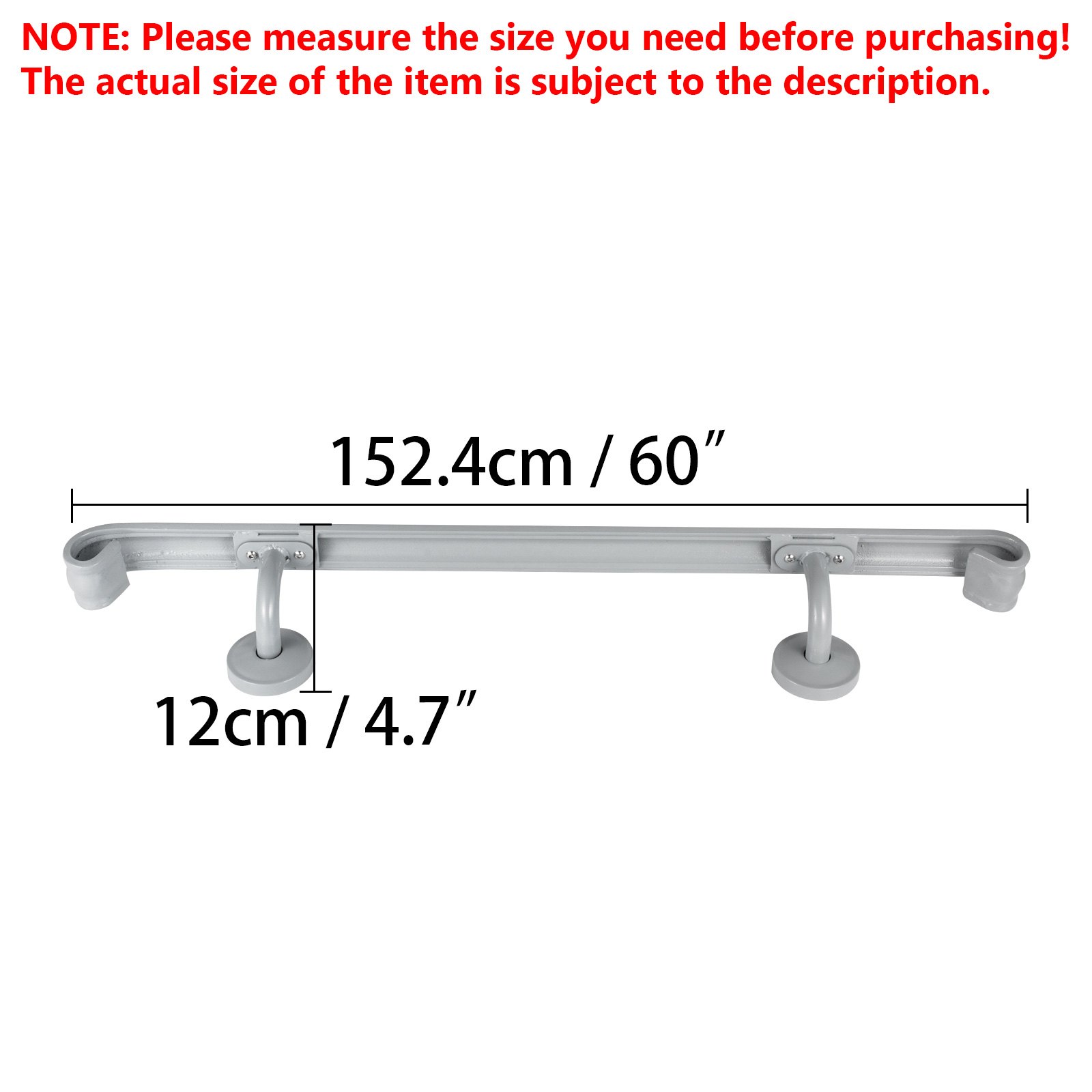 Five Step Stair Handrail for Wrought Iron Stair Railing Gray Outdoor Steps